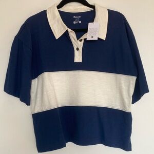 Madewell oversized polo shirt